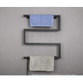 110V/220V  Matte Black Towel Warmer Rack Stainless Steel Wall-Mounted Bathroom Towel Rack 9045B-1